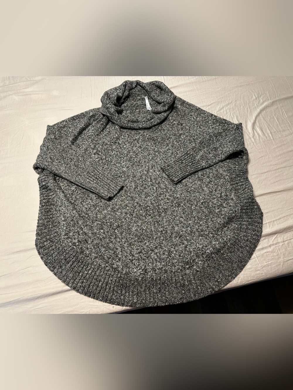 Women’s 3X Charcoal Cowl neck sweater